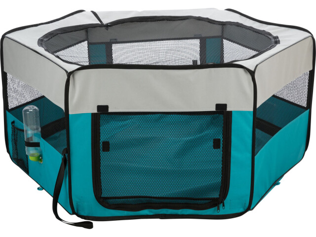 Trixie Tarc Pentru Rozatoare, Interior/Exterior, Poliester, 130x55 cm, Turcoaz/Gri, 64054 - imagine 3