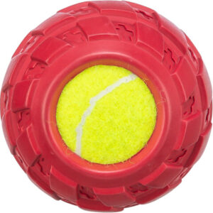 Trixie Jucarie Pentru Caini, Minge Tenis in Anvelopa Cauciuc, 7.5 cm 33196