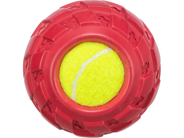Trixie Jucarie Pentru Caini, Minge Tenis in Anvelopa Cauciuc, 7.5 cm 33196
