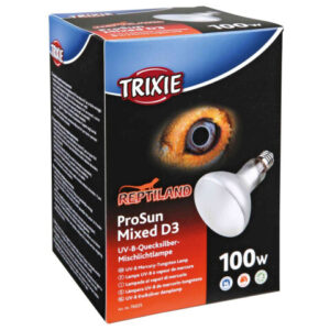 Trixie Lampa UV-B Pentru Terariu, Mixta ProSun D3 Tungsten, 100W, 76025