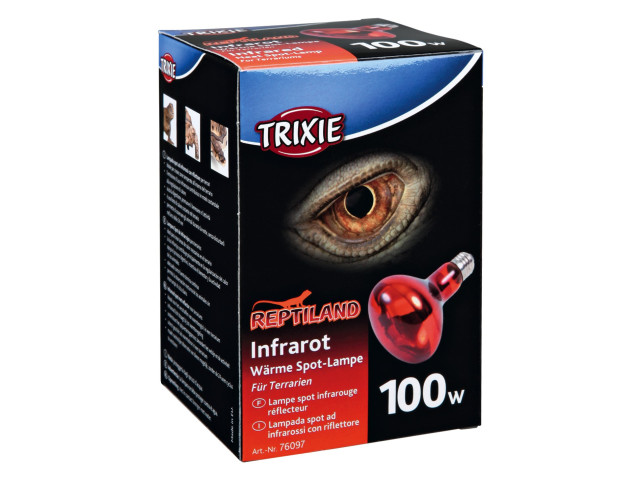 Trixie Lampa De Caldura Cu Infrarosu Pentru Terariu,100W, Rosu, 76097