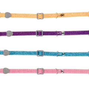 Trixie Zgarda Pentru Pisici, Cu Clopotel, Sclipitoare, Diverse Culori, 4207