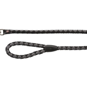 Trixie Lesa Cavo Coarda, L- XL: 1 m/18 mm, Negru/Grafit, 144220