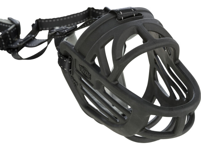 Trixie Botnita Flexibila, Cauciuc, M (Bot 25 cm/ Cap 19 cm) Negru 17612