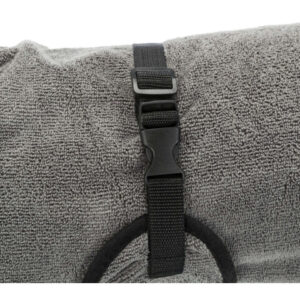 Trixie L(-22%)Halat De Baie Pentru Caini, L 60 cm, Gri, 23574