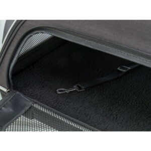 Trixie Geanta De Transport Animale Companie, Pentru Avion, Airline, 55x23x40 cm, Pana la 7 kg, Negru/Gri, 28907