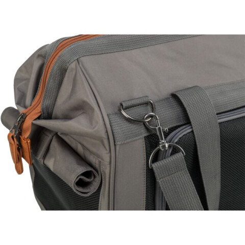 Trixie Geanta De Transport, Finlay, 43x26x32 cm, Pana la 10 kg, Negru/Gri, 28909 - imagine 4