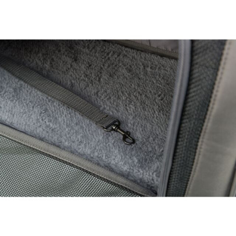 Trixie Geanta De Transport, Finlay, 43x26x32 cm, Pana la 10 kg, Negru/Gri, 28909 - imagine 11