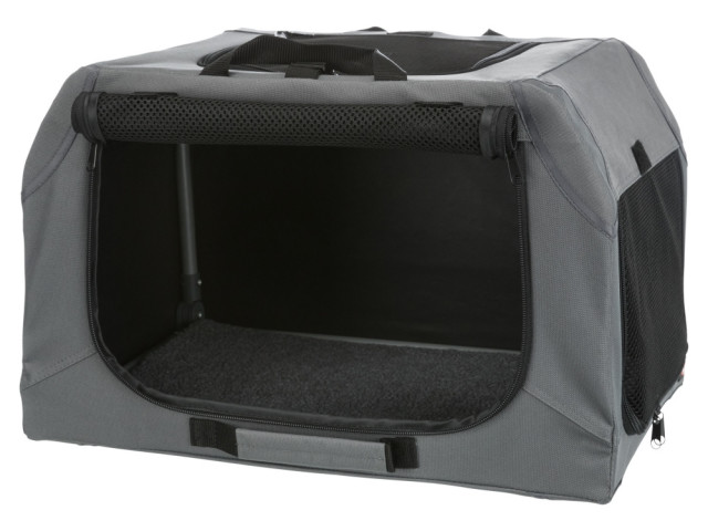 Trixie L(-17%)Geanta Transport Auto/Cazare Caini, Easy, XS-S: 50x33x36 cm, Gri, 39732
