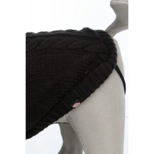 Trixie Pulover Kenton, XS: 30 cm, Negru, 680002