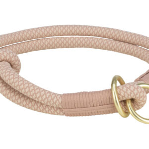 Trixie L(-22%)Zgarda Coarda Soft, Semistrangulanta, S: 35 cm/6 mm, Roz/Roz Light, 1984407