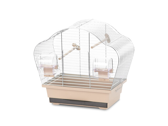 duvoplus Colivie Natural Beta Mini, 36.5x20x34cm, Bej/Zinc, L11668