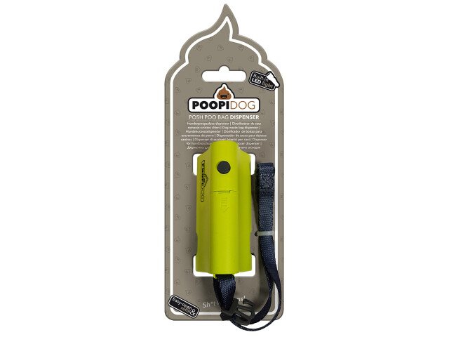 duvoplus Dispenser Pungi Igienice, Cu LED, 8.5x4x6cm, Lime, L12926