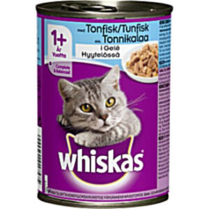 Whiskas Hrana Umeda Pentru Pisici Whiskas Adult, Ton In Jeleu, 400 g