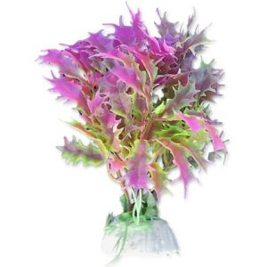 Happet Planta Artificiala Pentru Acvariu, Blister, 10 cm, Roz/Verde, 1B12
