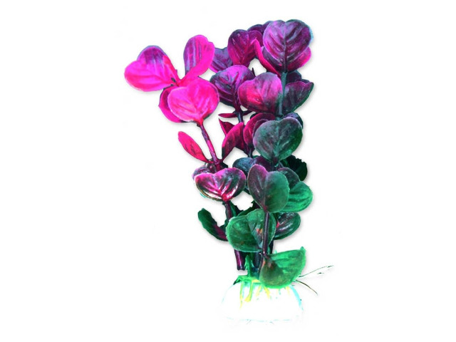 Happet Planta Artificiala Pentru Acvariu, Blister, 10 cm, Roz/Violet/Verde, 1B30