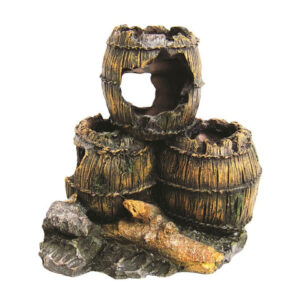 Happet Decor Pentru Acvariu, Butoaie Antice, 13 cm, R014