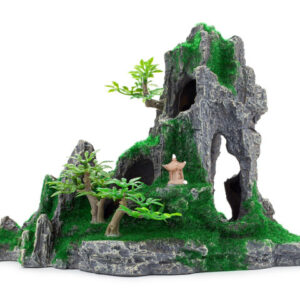 Happet L(-19%)Decor Pentru Acvariu, Stanca Cu Plante, 27 cm, R132