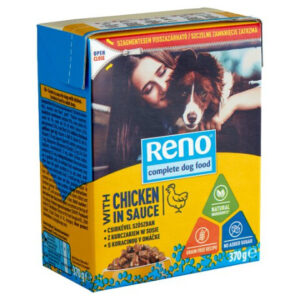 Reno Hrana Umeda Pentru Caini, Reno Tetrapack, Adult, Cu Pui In Sos, 370 g
