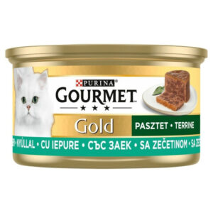 Purina Hrana Umeda Pentru Pisici, Gourmet Gold, Terrine Cu Iepure, 85 g