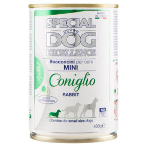 Monge Hrana Umeda Pentru Caini, Special Dog Excellence, Adult Mini, Iepure, 400 g