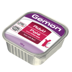 Monge Hrana Umeda Pentru Pisici Gemon Adult, Pate Cu Vita, 100 g