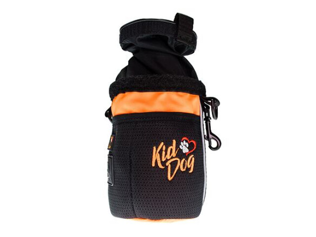 KidDog Gentuta Multifunctionala 3 In 1 Pentru Recompense, Cu Pungi Igienice, 17 x 11 cm, Portocaliu Neon/Negru, A17620 - imagine 5