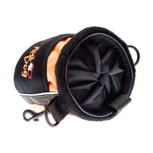 KidDog Gentuta Multifunctionala 3 In 1 Pentru Recompense, Cu Pungi Igienice, 17 x 11 cm, Portocaliu Neon/Negru, A17620