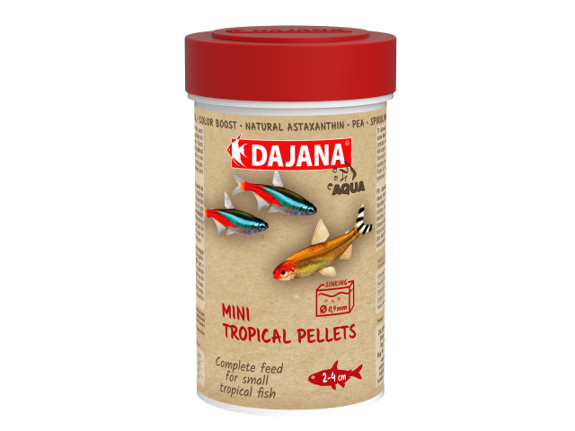 Dajana Pet Mini Tropical Pellets - Neon 100 ml - Dp104A2