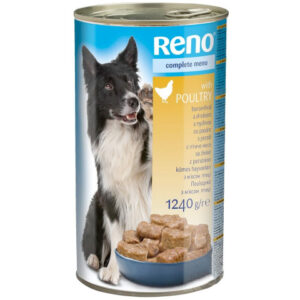 Reno Hrana Umeda Pentru Caini, Reno Adult, Pasare, 1240 g