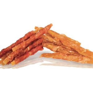 KidDog Recompense Pentru Caini, Mix, Betisoare De Morcov Invelite Cu Pui Si Rata, 250 g, A04598