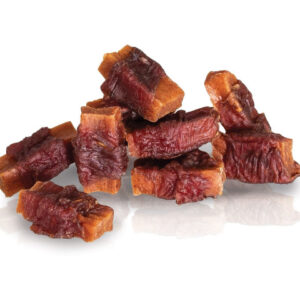 KidDog Recompense Pentru Caini, Fasii De Somon Invelite Cu Carne Rata 80 g, A04705