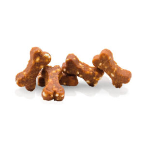 KidDog Recompense Pentru Caini, Mini Oase Cu Iepure Si Orez, 80 g, A04820