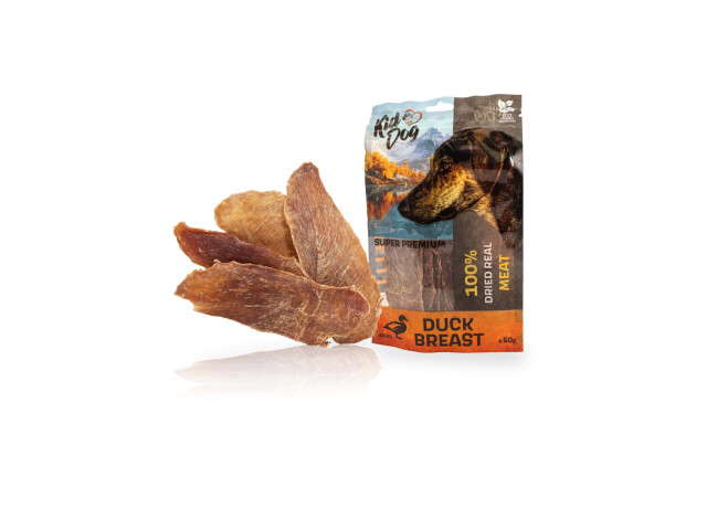 KidDog A(-15%) Recompense Super Premium, 100% Piept de Rata, Fasii Subtiri, 50 g, A05151