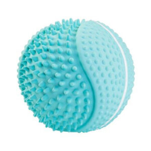 KidDog Jucarie Pentru Caini, HipHop, Minge Arici, Cu Sunet, Latex, 8 cm, Albastru Deschis, A44520