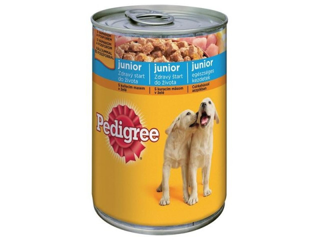 Pedigree Hrana Umeda Pentru Caini, Pedigree Junior, Pui, 400 g