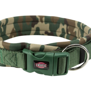 Trixie Zgarda Premium Captusita, Extra Lata, L-XL: 56-62 cm/25 mm, Camuflaj/Verde Padure, 1988623