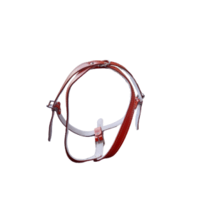 Ham L4 Piele Captusit 66-83 cm/20 mm - Rosu