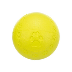 Trixie Jucarie Pentru Caini, Minge, Cauciuc, Cu Sunet, 7 cm, Lime, 34862