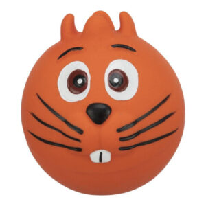 Trixie Jucarie Pentru Caini, Minge Chip Animal, Latex, Cu Sunet, 6 cm, Diverse Culori, 3504