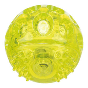 Trixie Jucarie Pentru Caini, Minge Luminoasa, 7.5 cm, Lime, 33643