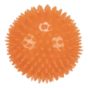 Trixie Jucarie Pentru Caini, Minge Arici, Plutitoare, 8 cm, Portocaliu, 33651
