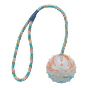 Trixie Jucarie Pentru Caini, Minge Cauciuc Pe Sfoara, 6/30 cm, 3454