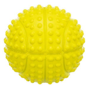 Trixie Jucarie Pentru Caini, Minge Sport, Cauciuc, Cu Sunet, 5.5 cm, Lime, 34843