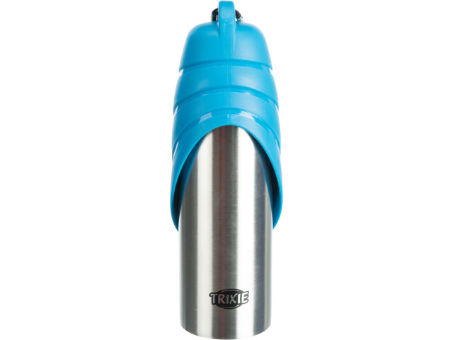 Trixie Flacon Cu Castron Pentru Apa, Otel Inoxidabil/Plastic, Portabila, 0.75 l, Diverse Culori, 24606 - imagine 5