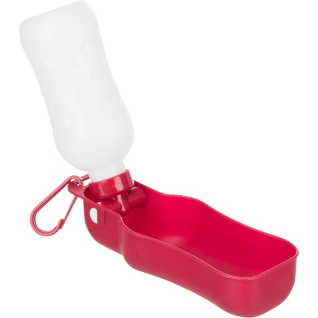 Trixie Flacon Cu Castron Pentru Apa, Plastic, Portabila, 0.25 l, Diverse Culori, 2462 - imagine 7