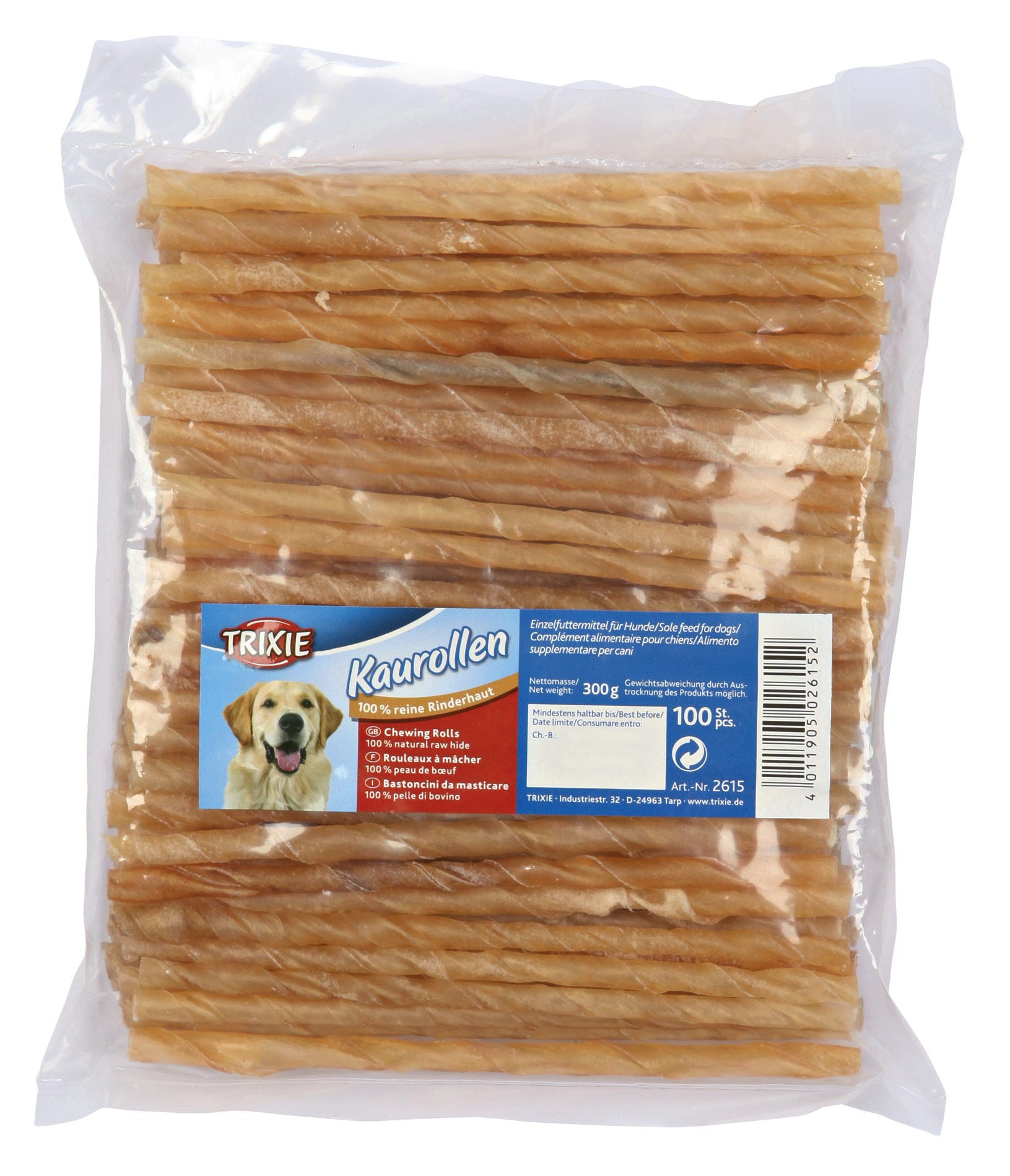 Trixie Baton Din Piele Uscata, Rasucit, 12 cm/ 9-10 mm, 100 buc/set, 2617 - imagine 4