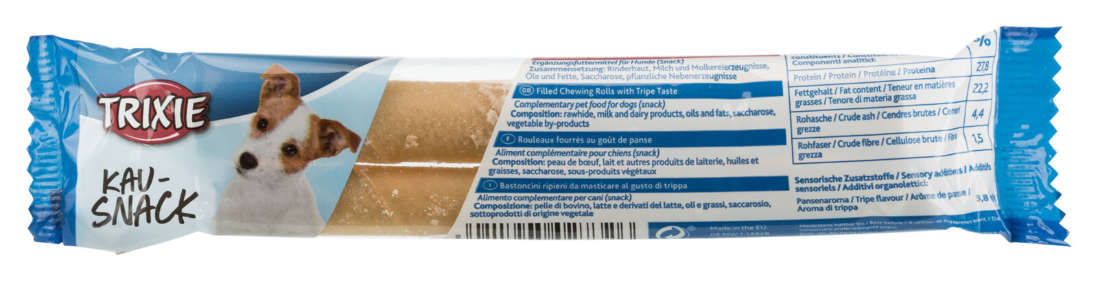 Trixie L(-17%)Recompense Pentru Caini, Batoane De Mestecat Umplute Cu Maruntaie, 12 cm, 2 buc/45g, 2732 - imagine 3