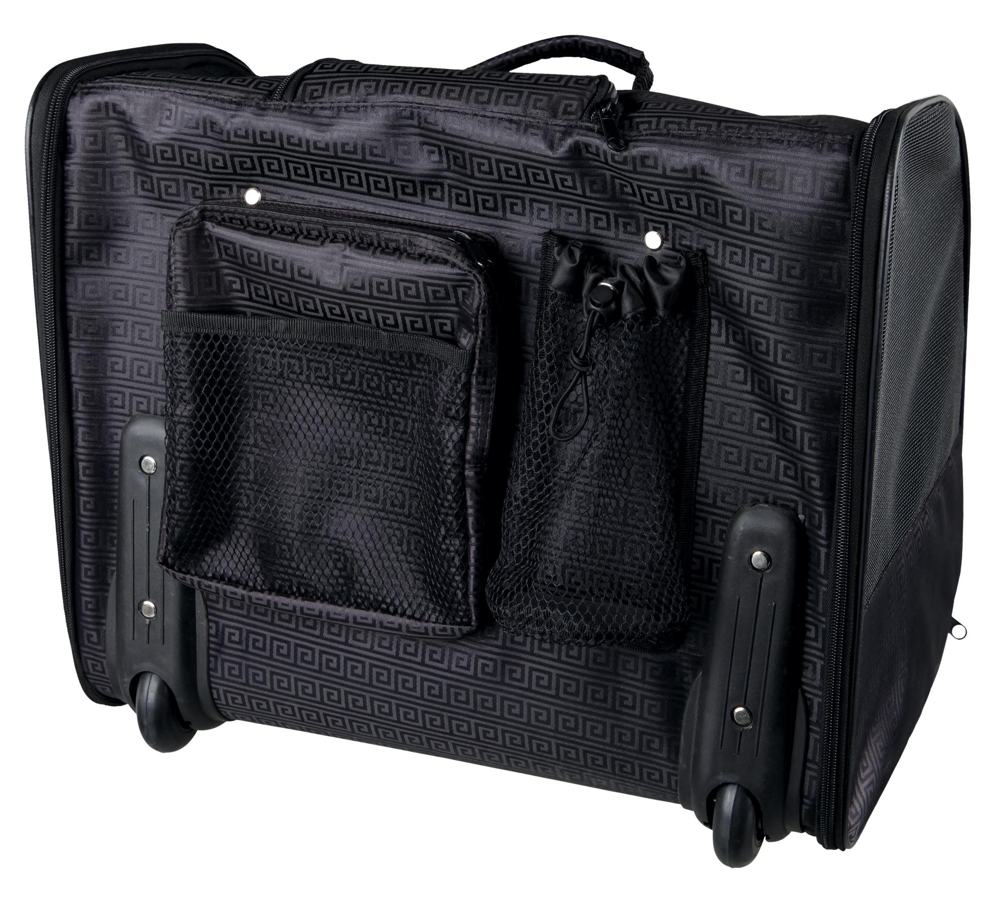 Trixie Geanta De Transport, Troler Elegance, 45x41x31 cm, Pana la 10 kg, Negru, 2881 - imagine 6