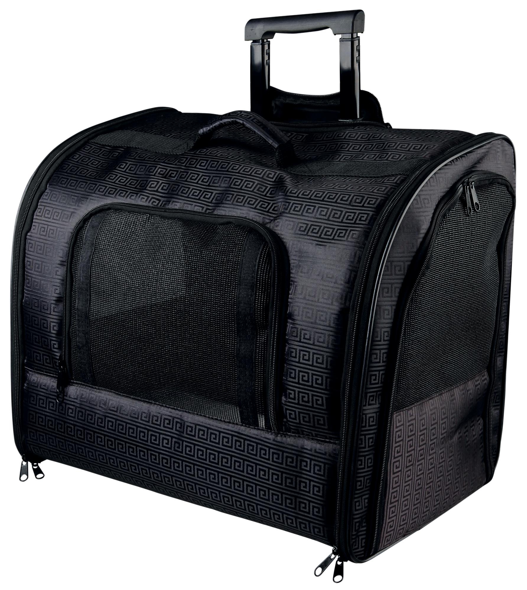 Trixie Geanta De Transport, Troler Elegance, 45x41x31 cm, Pana la 10 kg, Negru, 2881 - imagine 7